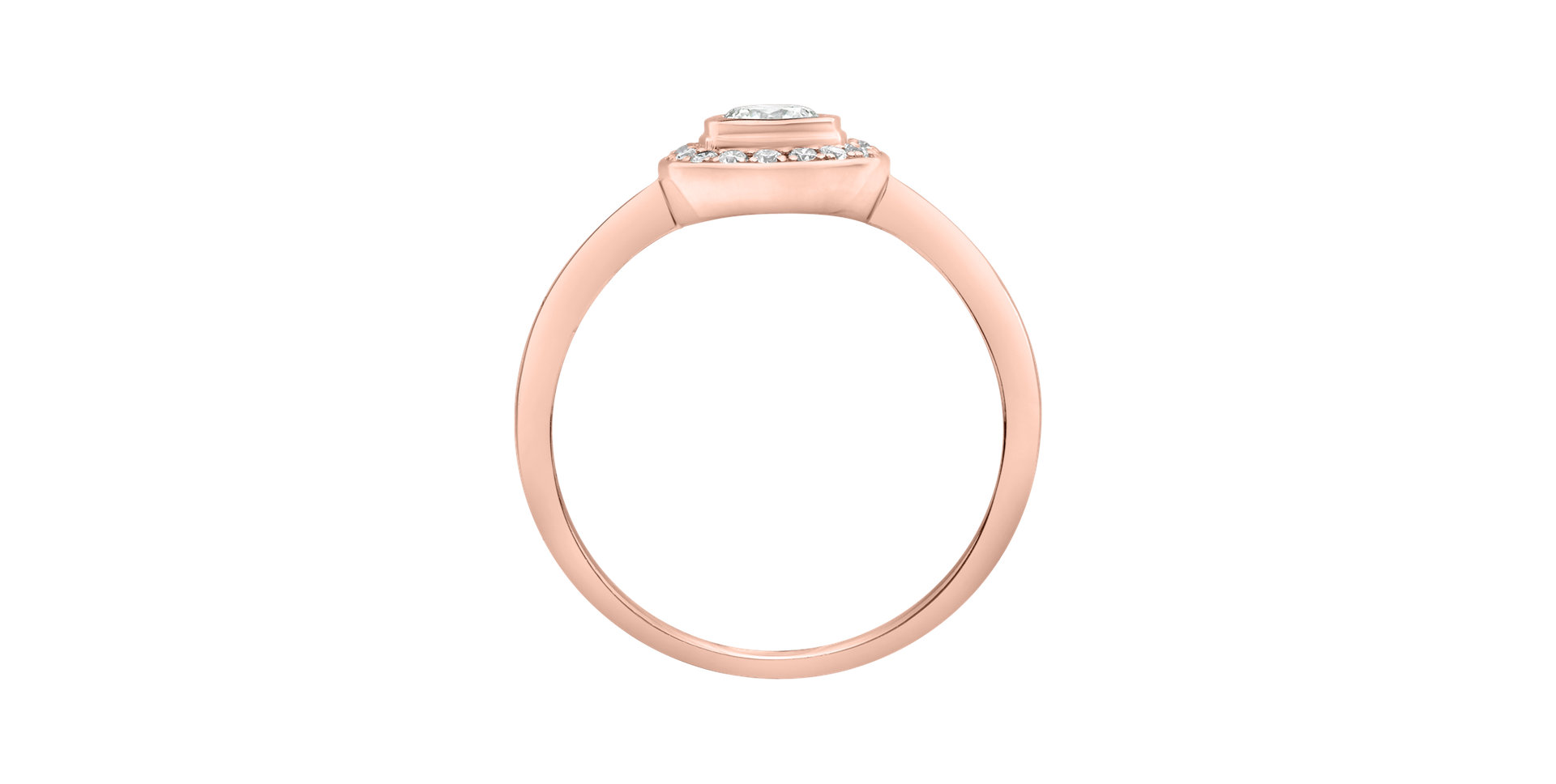 Prsteň s diamantmi Sun Highness