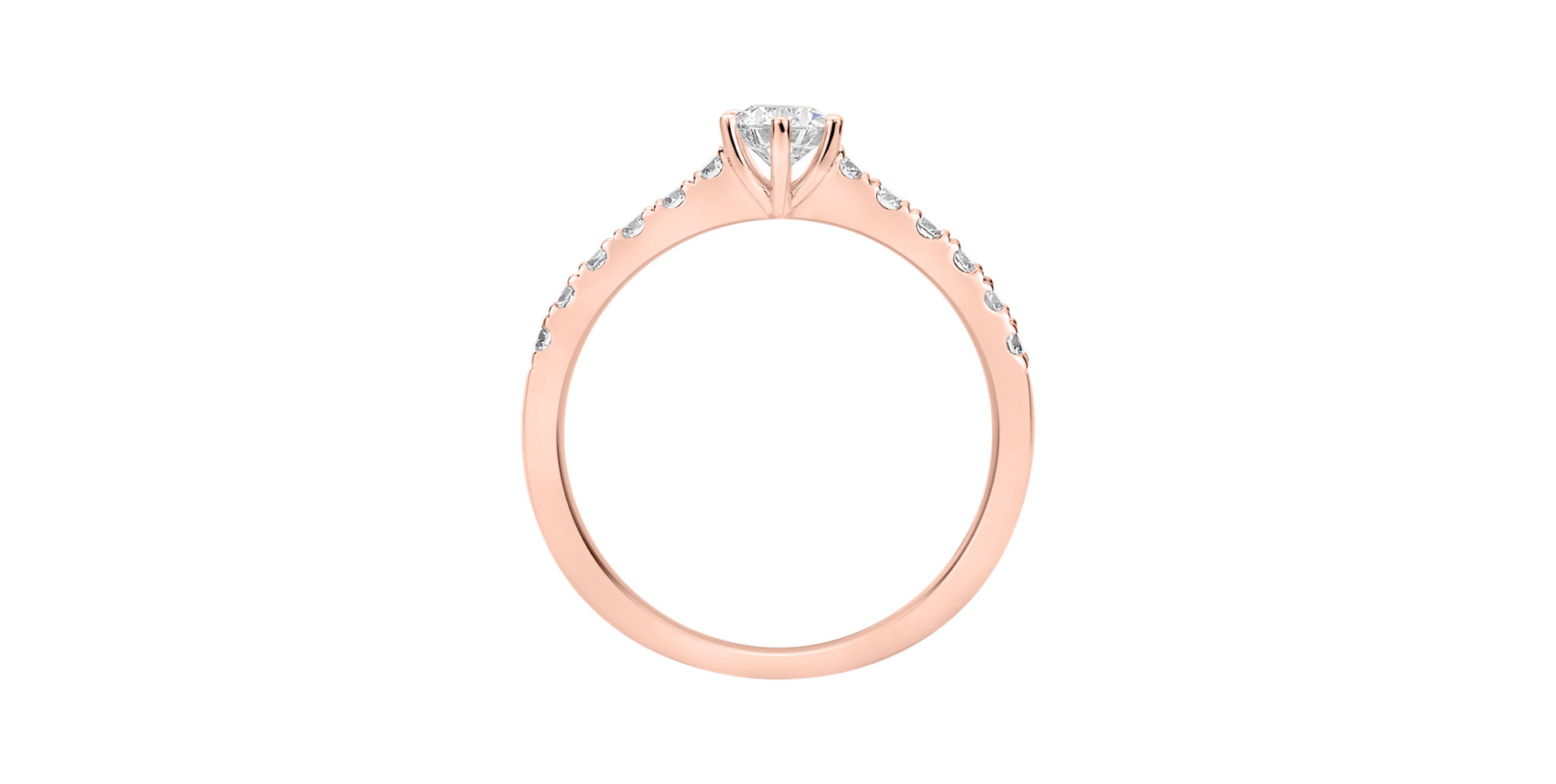 Prsteň s diamantmi Sparkling Love