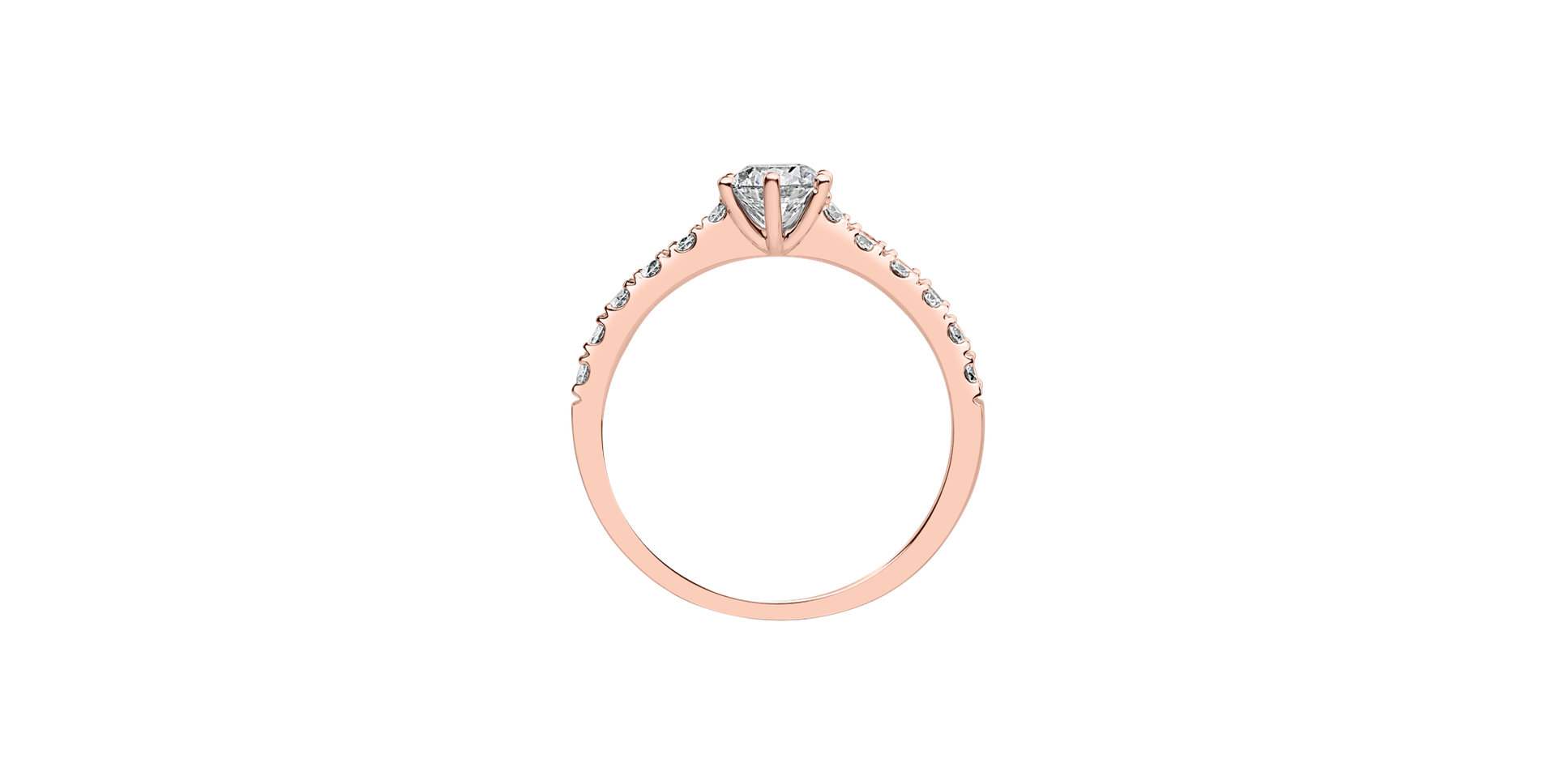 Prsteň s diamantmi Sparkling Love