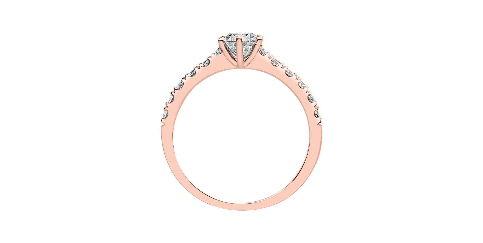 Prsteň s diamantmi Sparkling Love