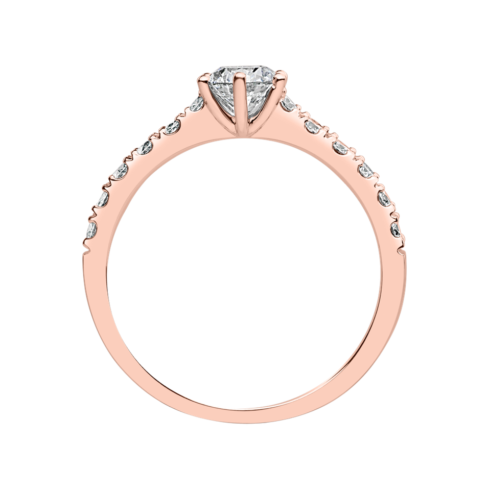 Prsteň s diamantmi Sparkling Love