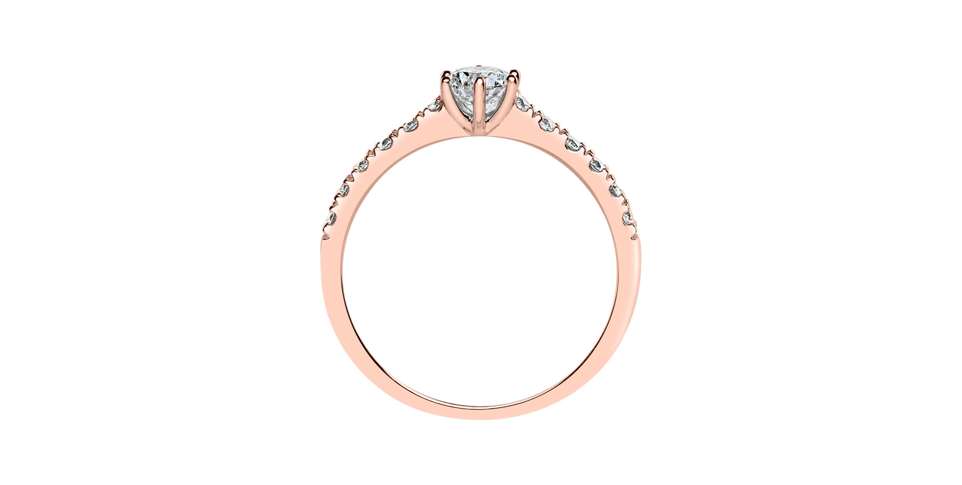 Prsteň s diamantmi Sparkling Love