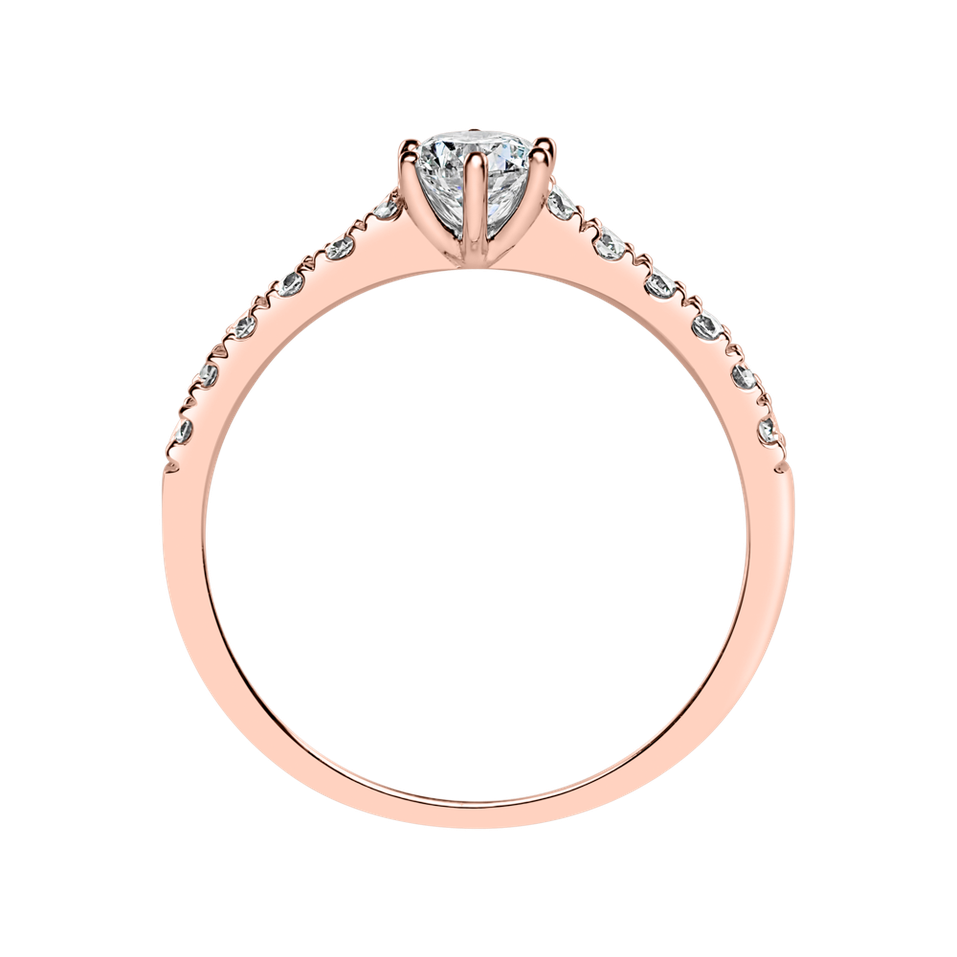 Prsteň s diamantmi Sparkling Love