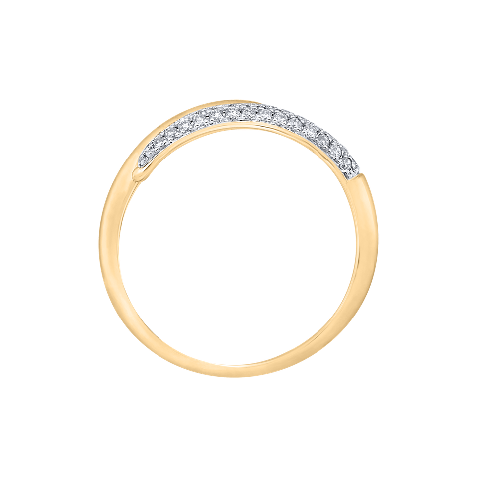 Prsteň s diamantmi Diamond Ray