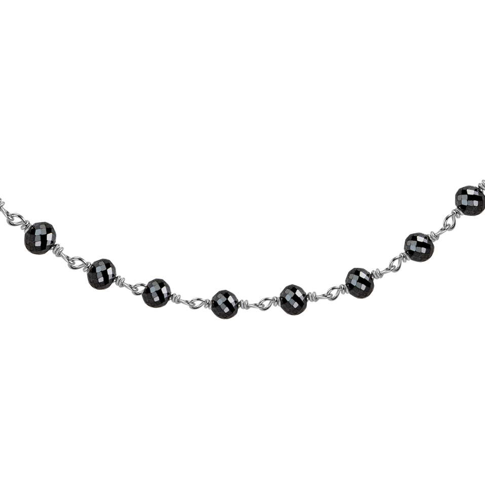 Náramok s čiernymi diamantmi Dark Melody