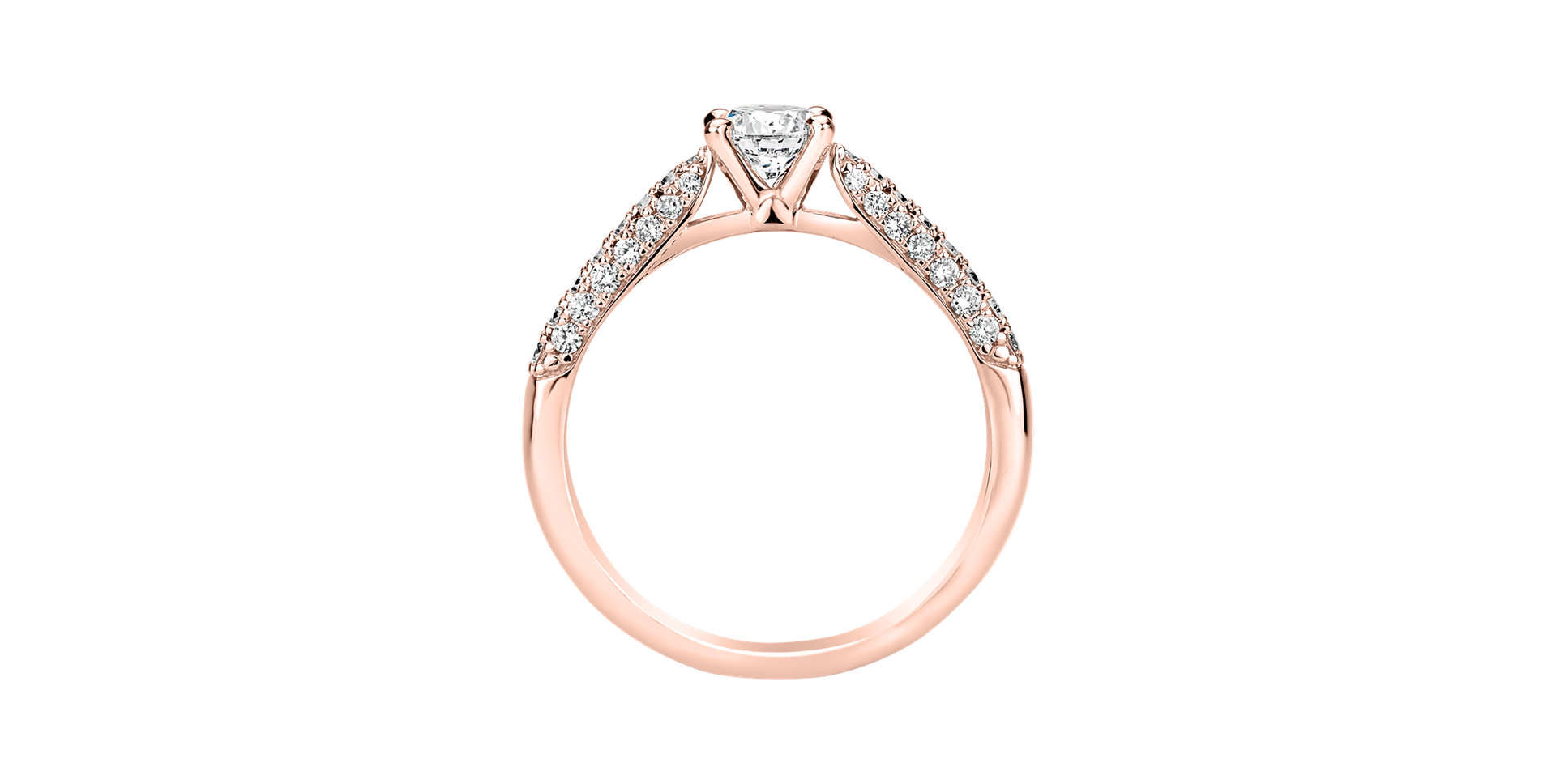 Prsteň s diamantmi Luxury Romance