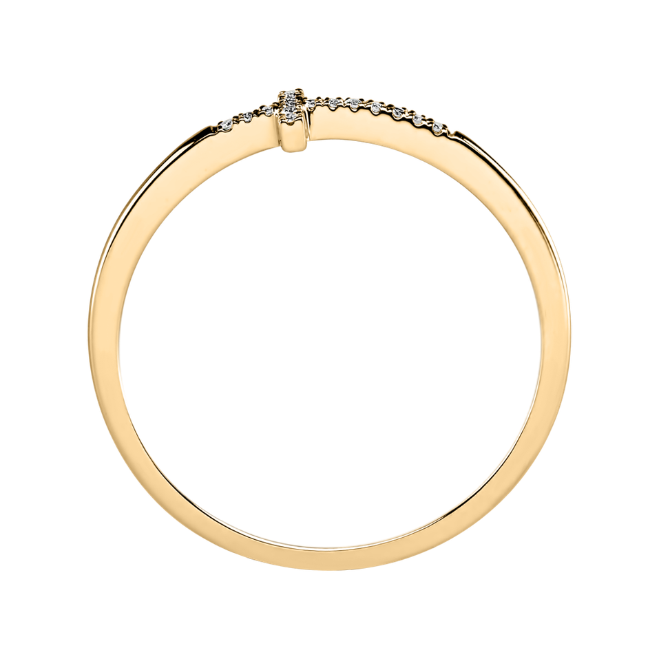 Prsteň s diamantmi Cross