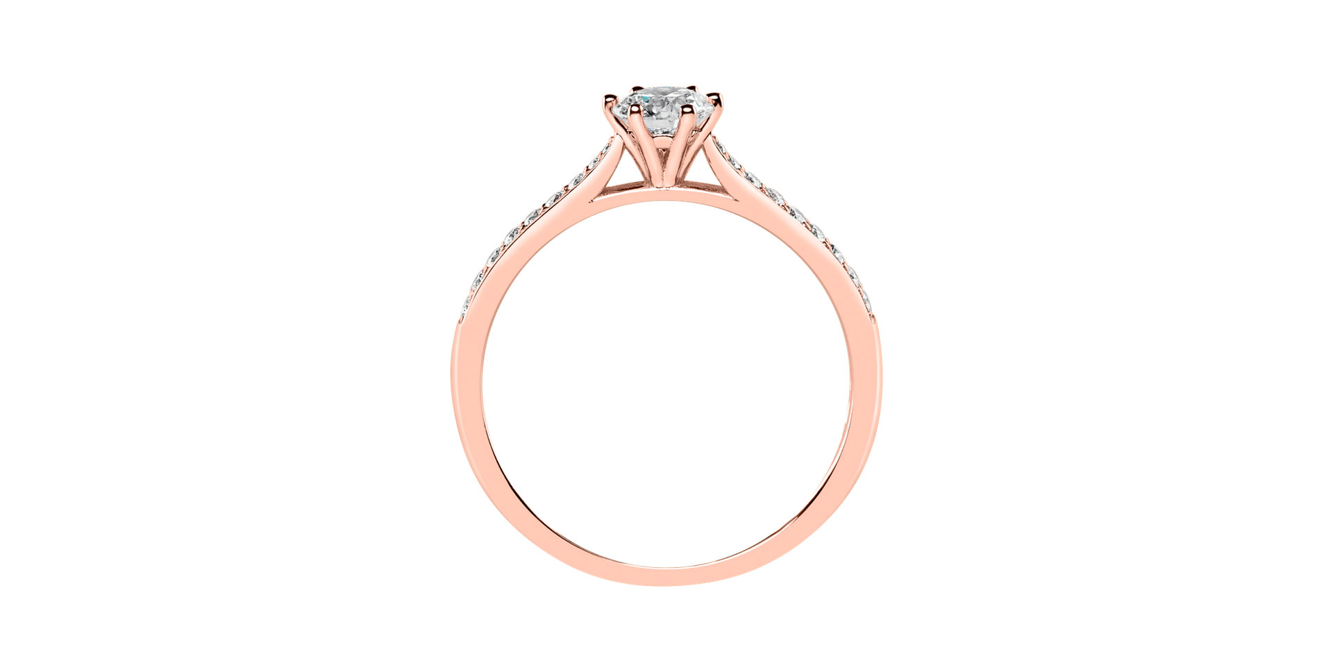 Prsteň s diamantmi Midnight Romance