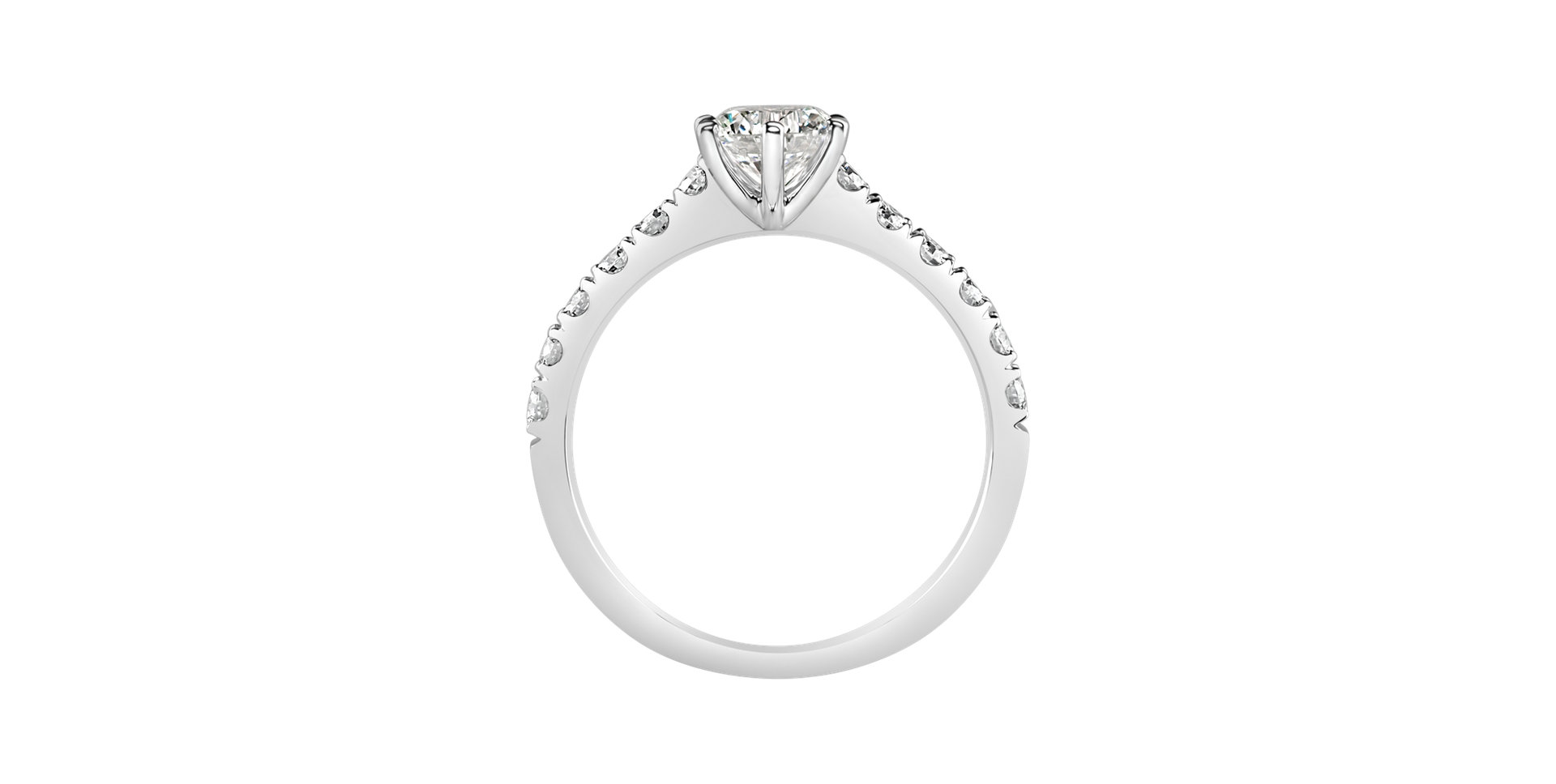 Prsteň s diamantmi Sparkling Love