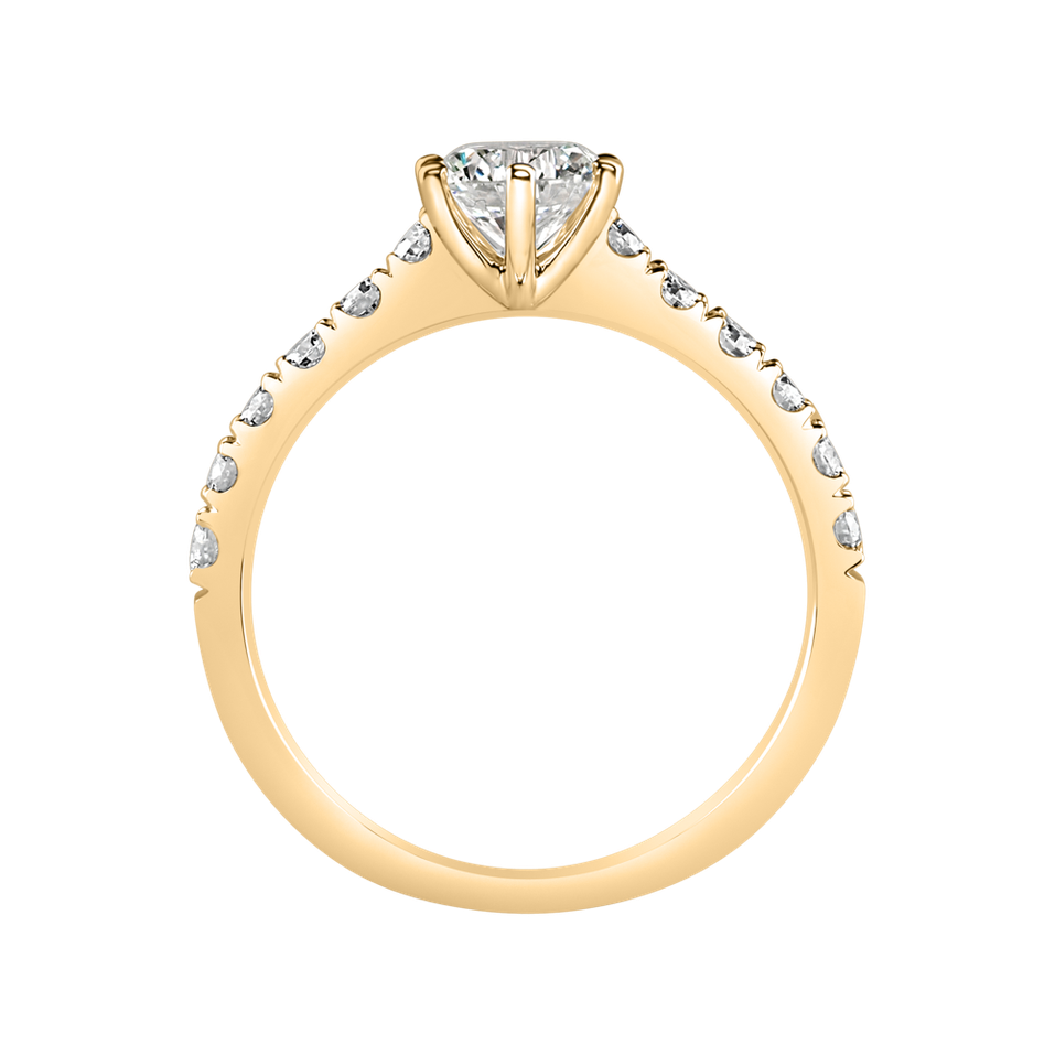 Prsteň s diamantmi Sparkling Love