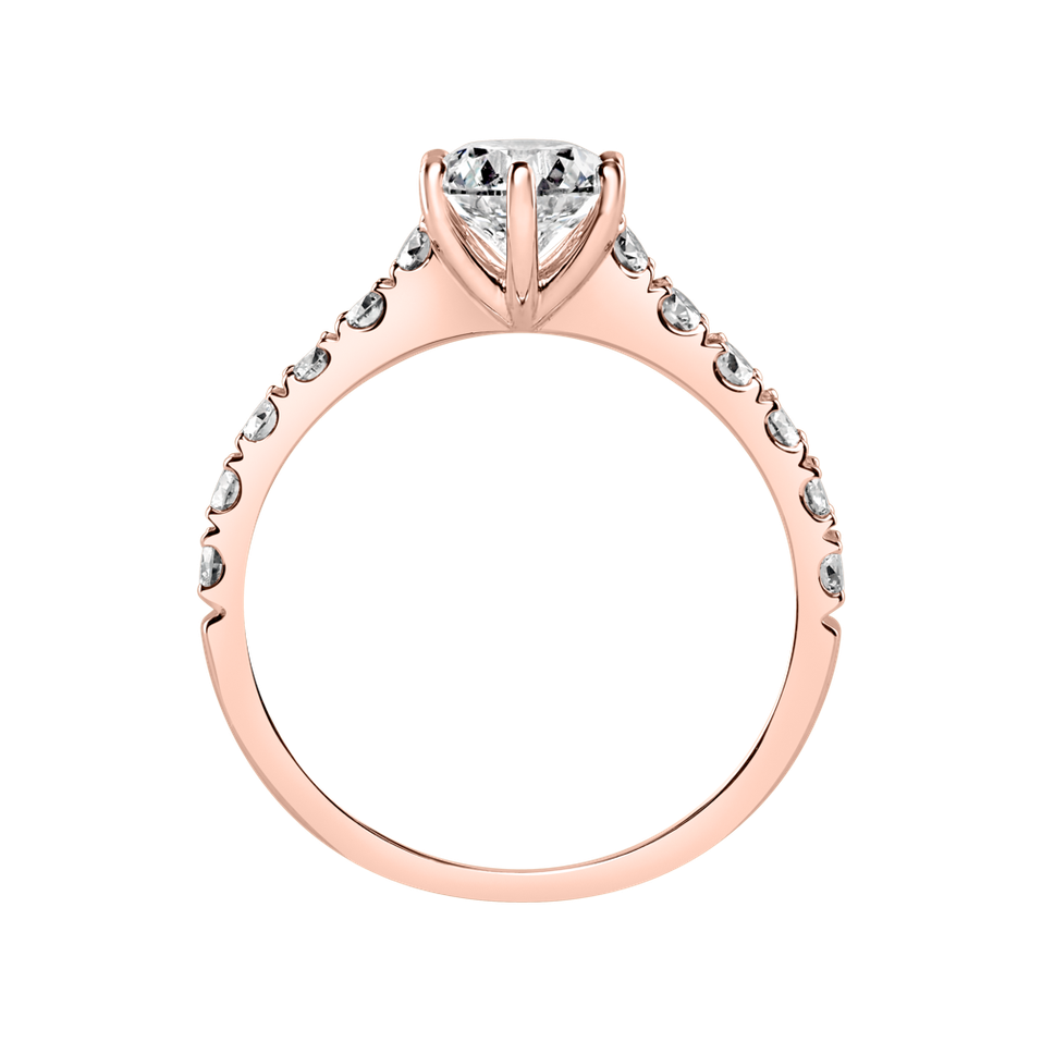 Prsteň s diamantmi Sparkling Love