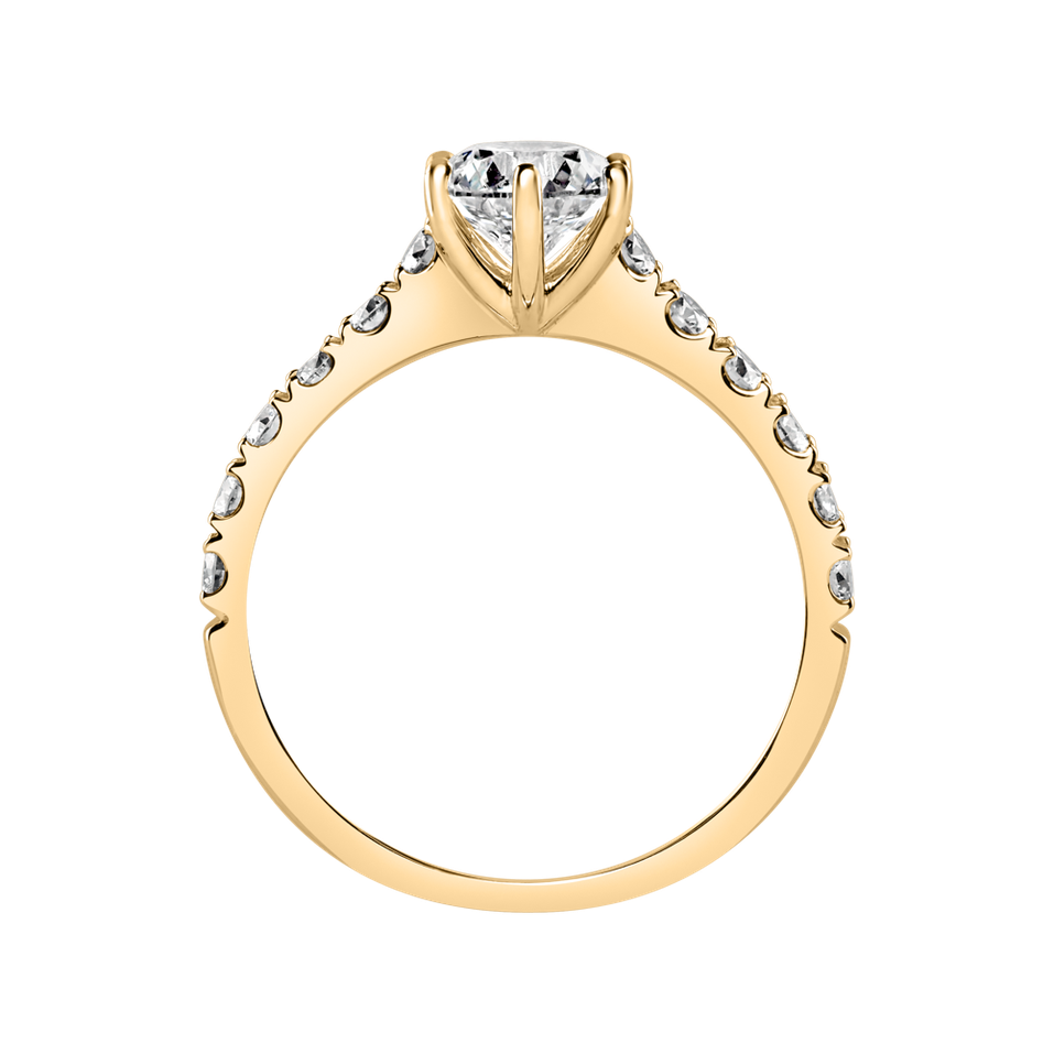 Prsteň s diamantmi Sparkling Love