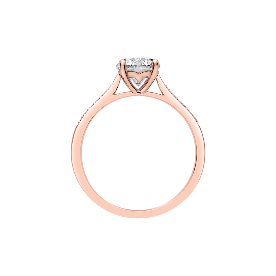 Prsteň s diamantmi Pure Love