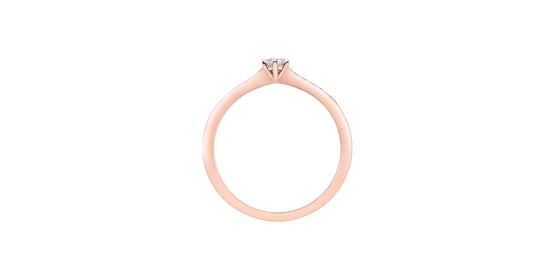 Prsteň s diamantmi Sparkling Romance