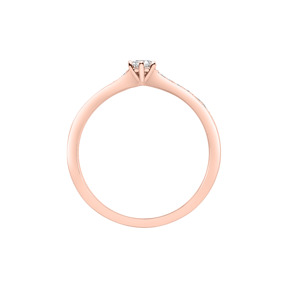 Prsteň s diamantmi Sparkling Romance