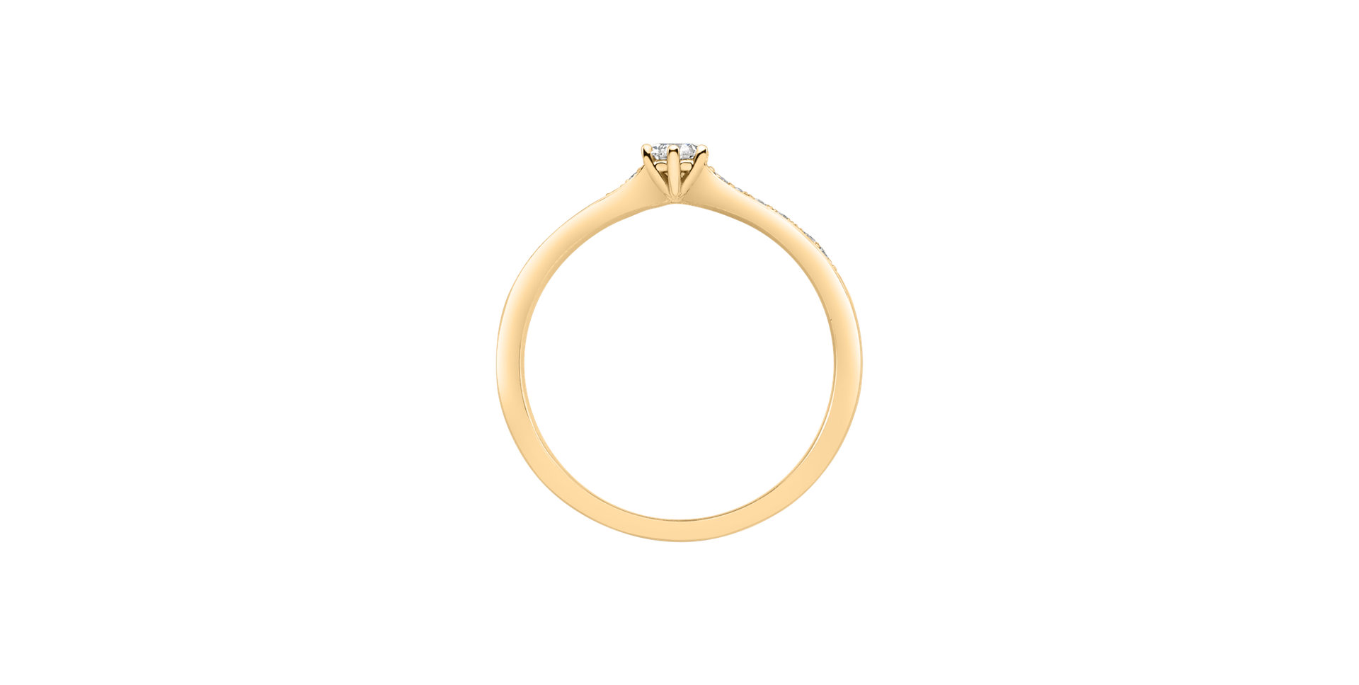 Prsteň s diamantmi Sparkling Romance