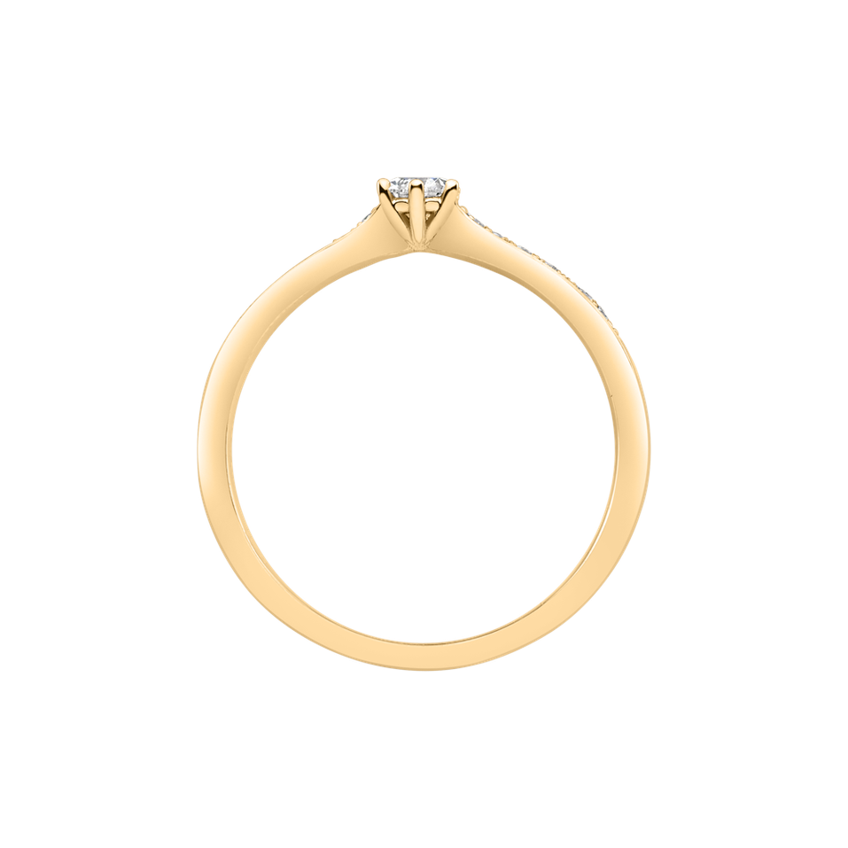 Prsteň s diamantmi Sparkling Romance