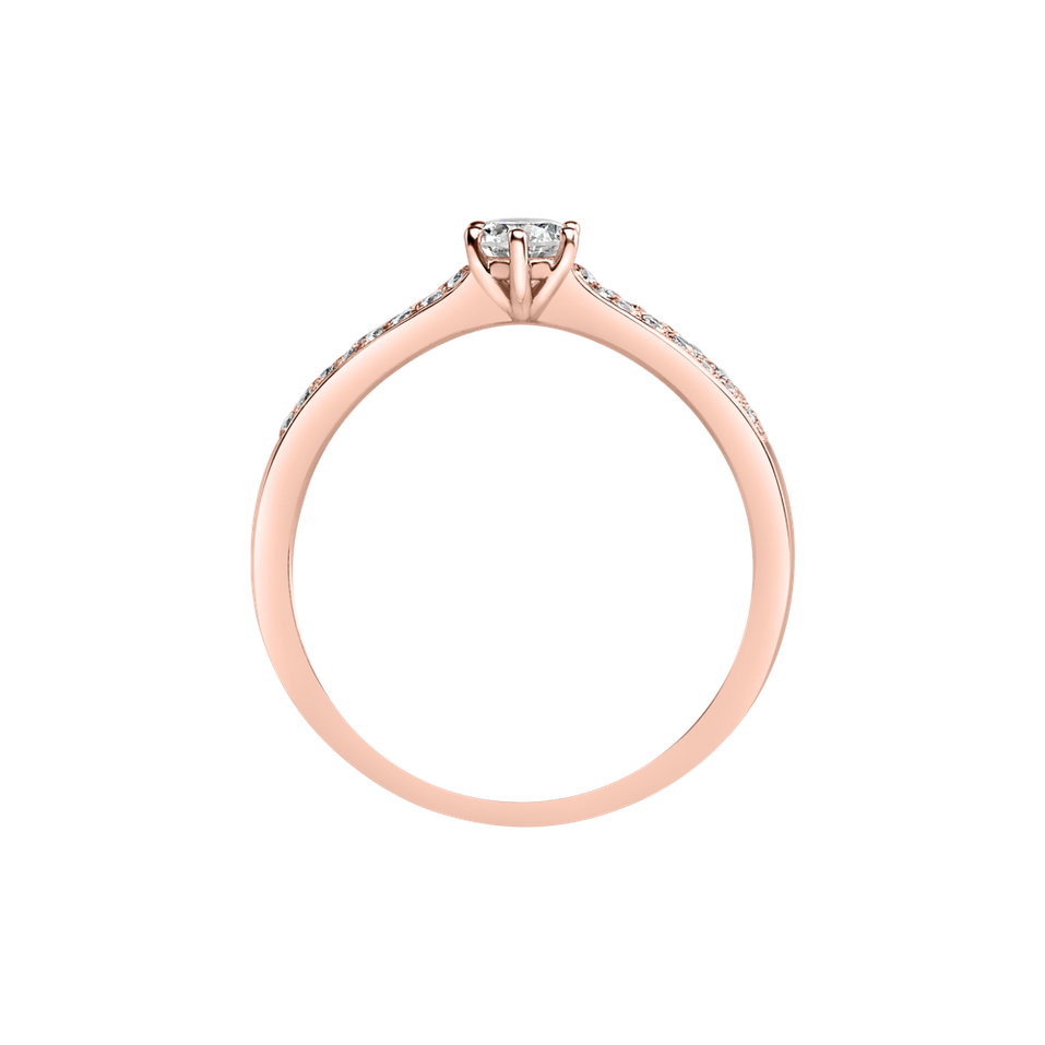 Prsteň s diamantmi Sparkling Romance