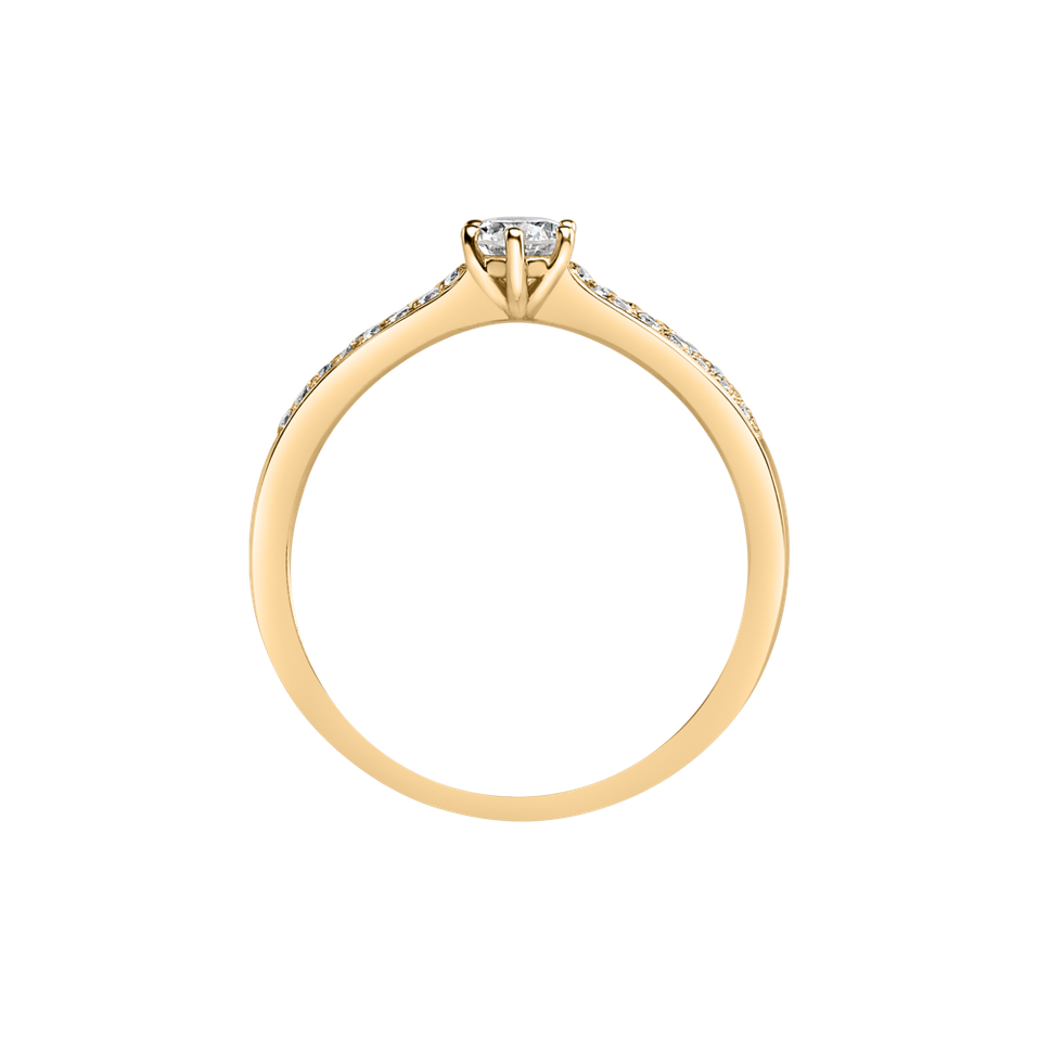 Prsteň s diamantmi Sparkling Romance