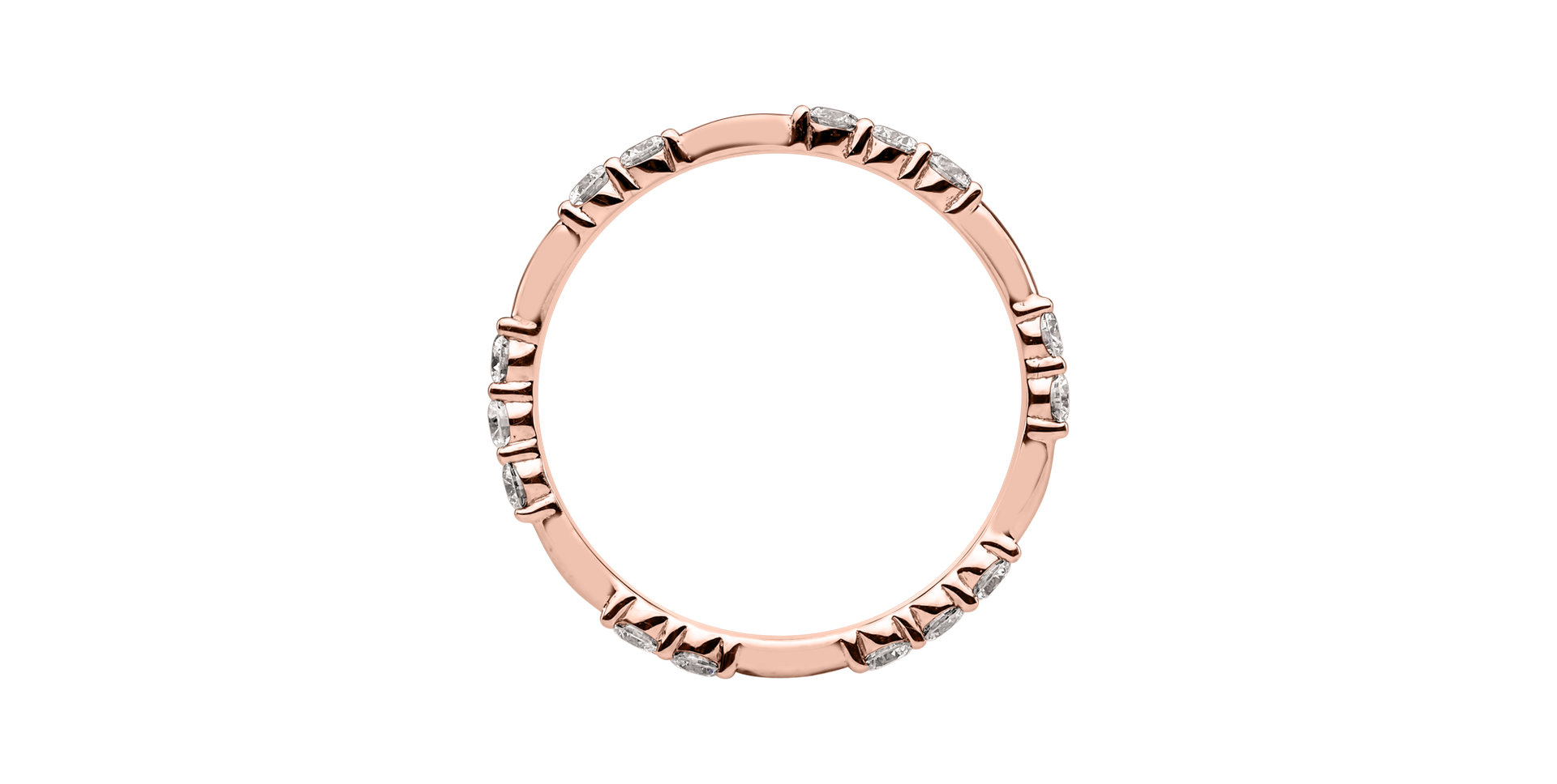 Prsteň s diamantmi Triple Galaxy