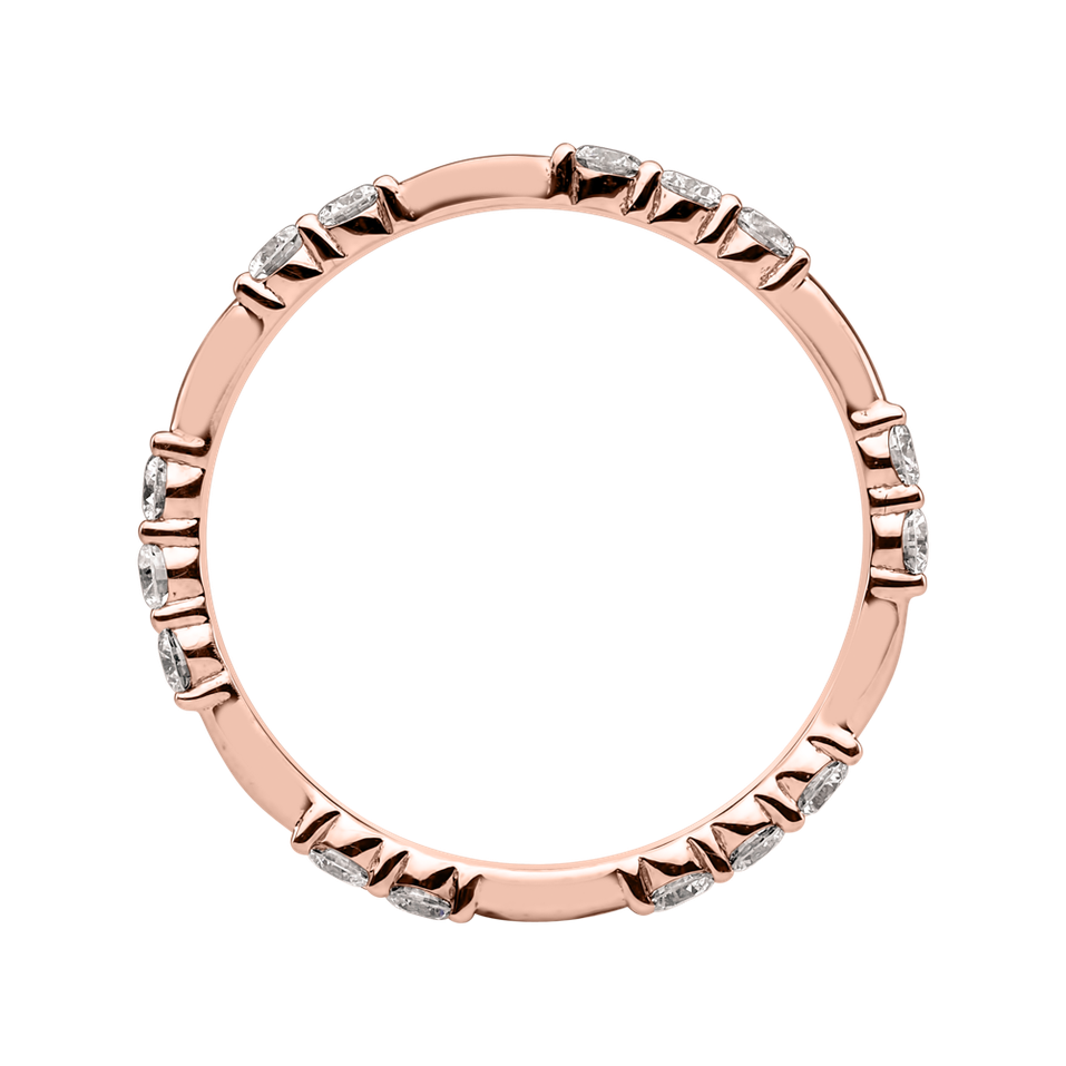 Prsteň s diamantmi Triple Galaxy