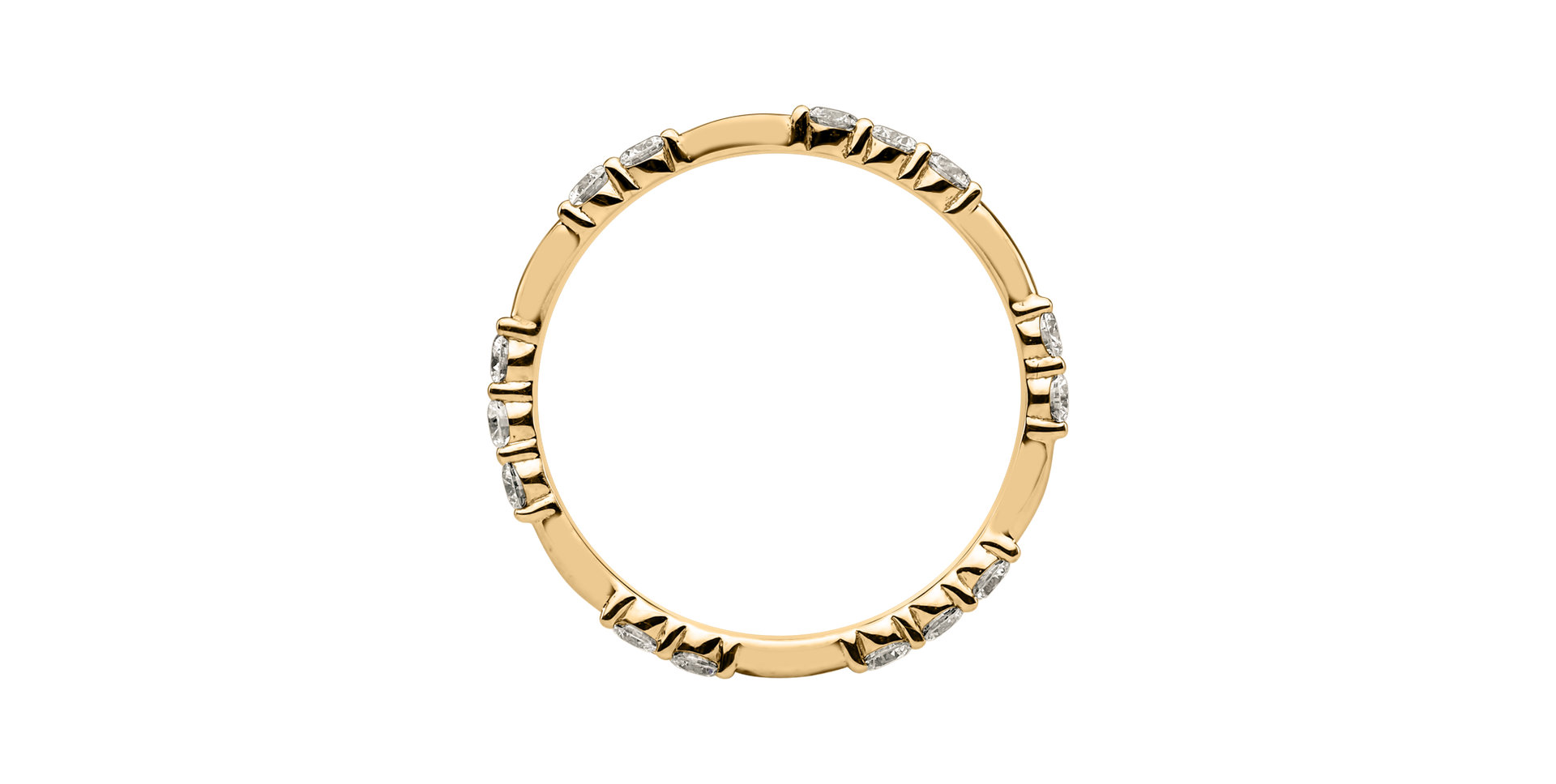 Prsteň s diamantmi Triple Galaxy