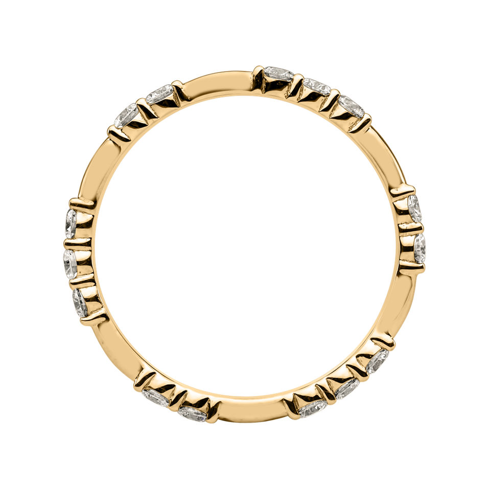 Prsteň s diamantmi Triple Galaxy