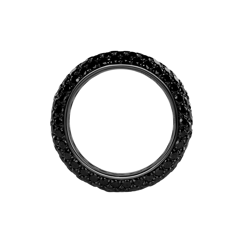 Prsteň s čiernymi diamantmi Euanthe
