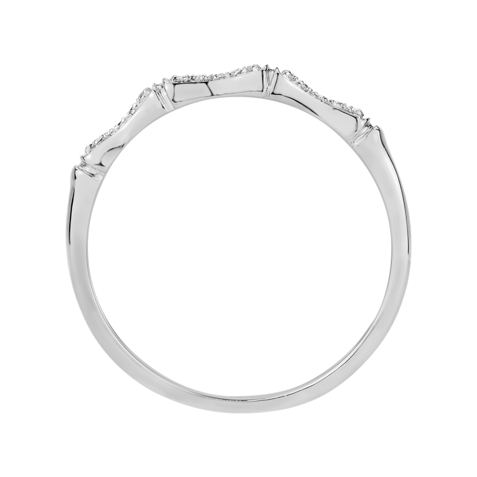Prsteň s diamantmi Simplicity