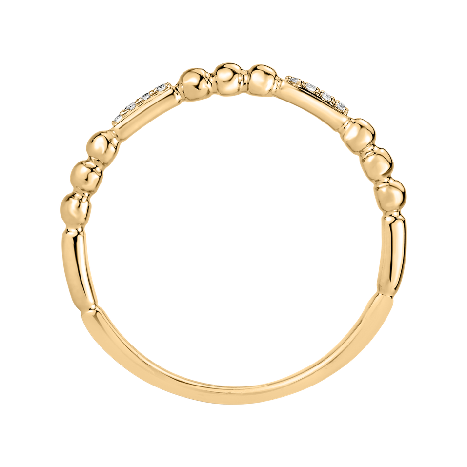 Prsteň s diamantmi Simplicity