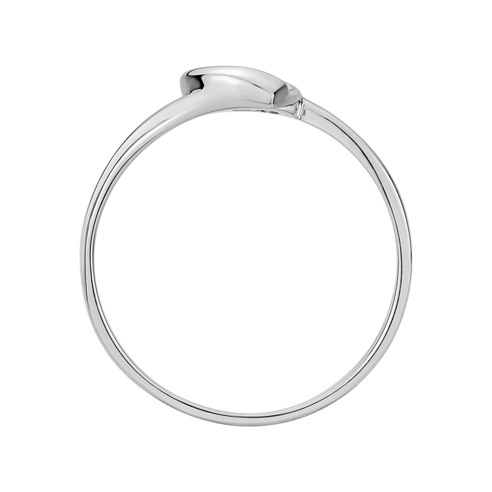 Prsteň s diamantom Love Message