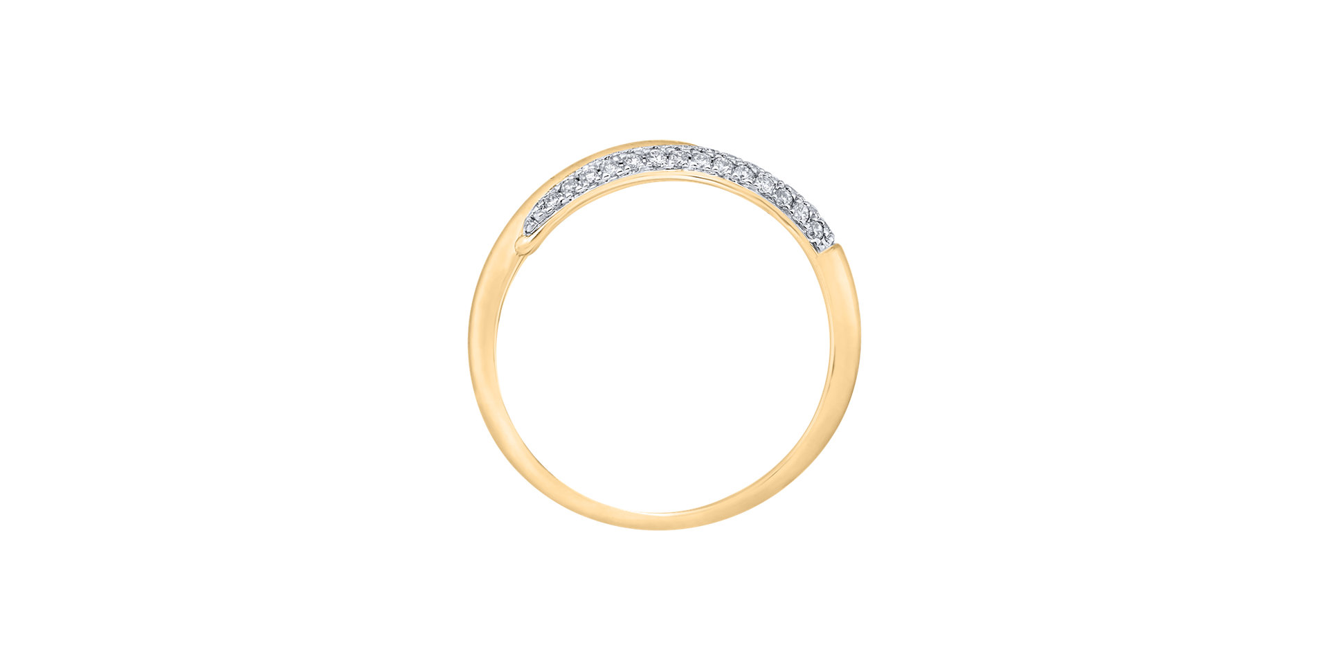 Prsteň s diamantmi Diamond Ray
