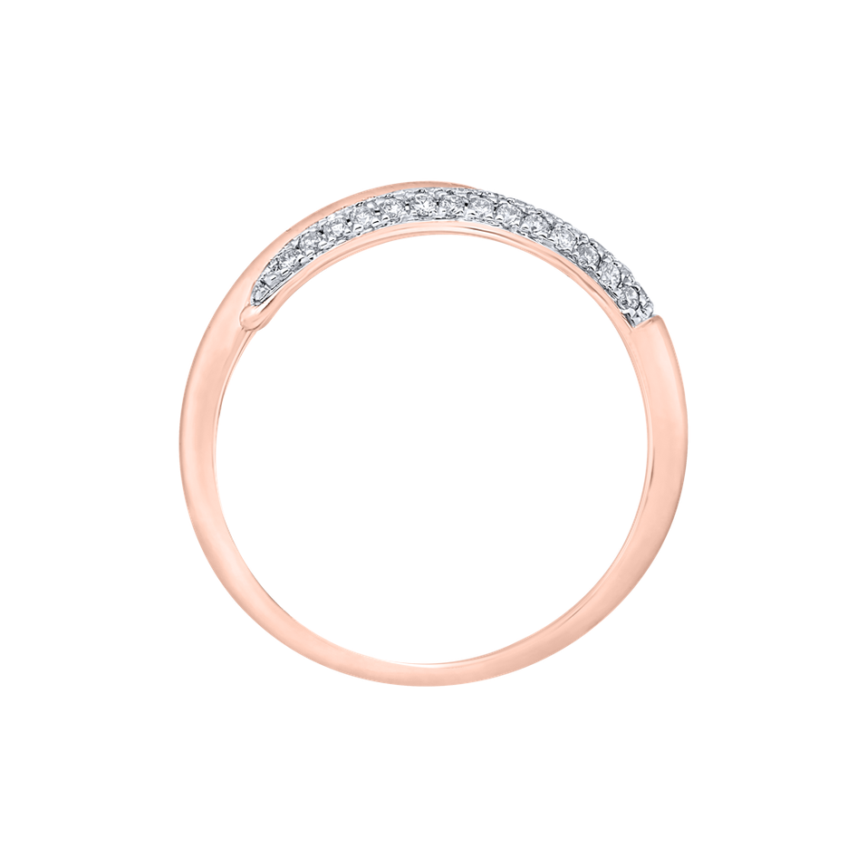 Prsteň s diamantmi Diamond Ray