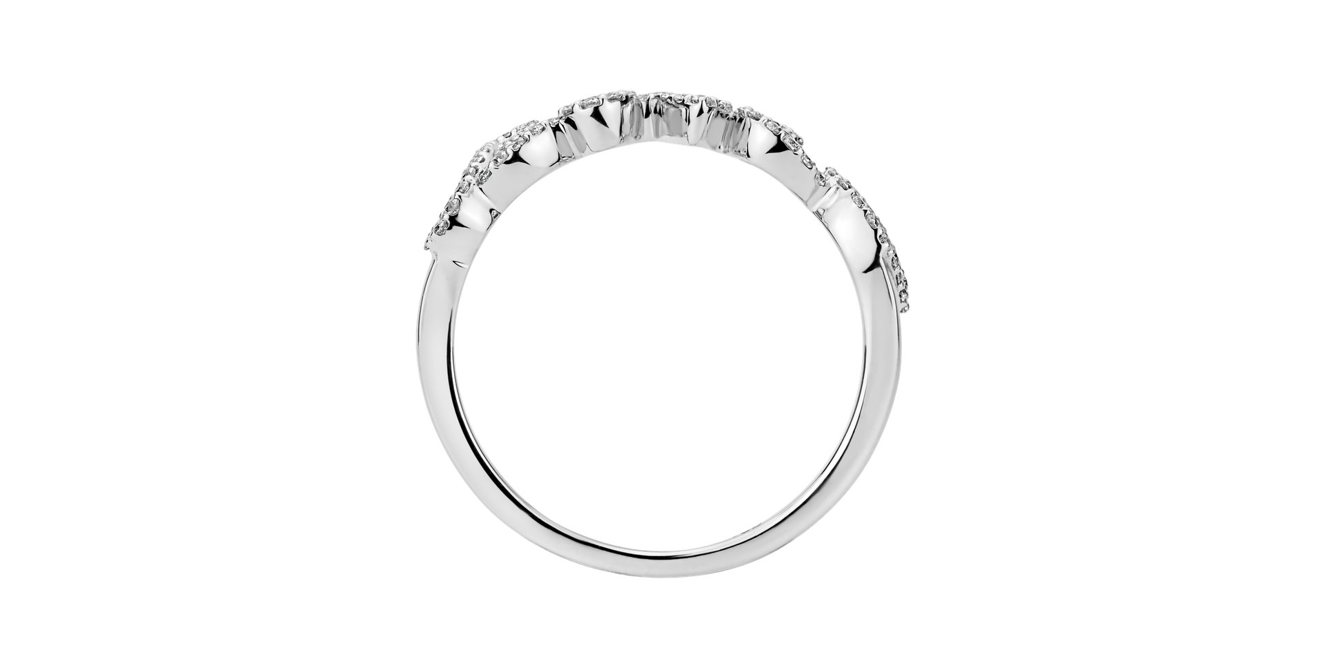 Prsteň s diamantmi Love