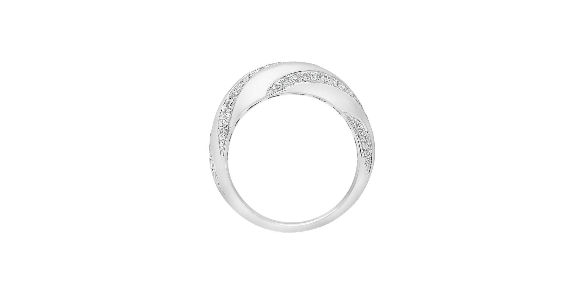 Prsteň s diamantmi Royal Impression