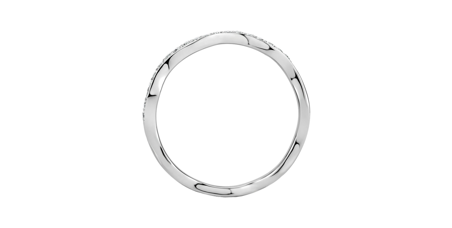 Prsteň s diamantmi Simplicity
