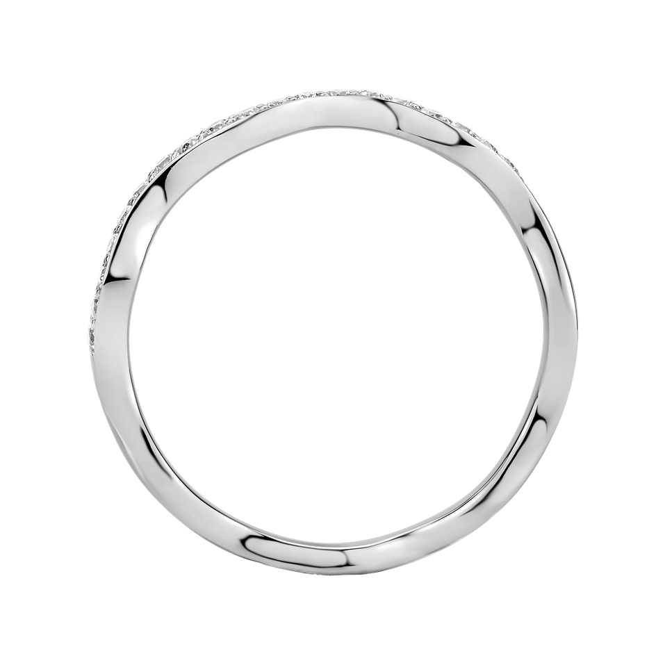 Prsteň s diamantmi Simplicity