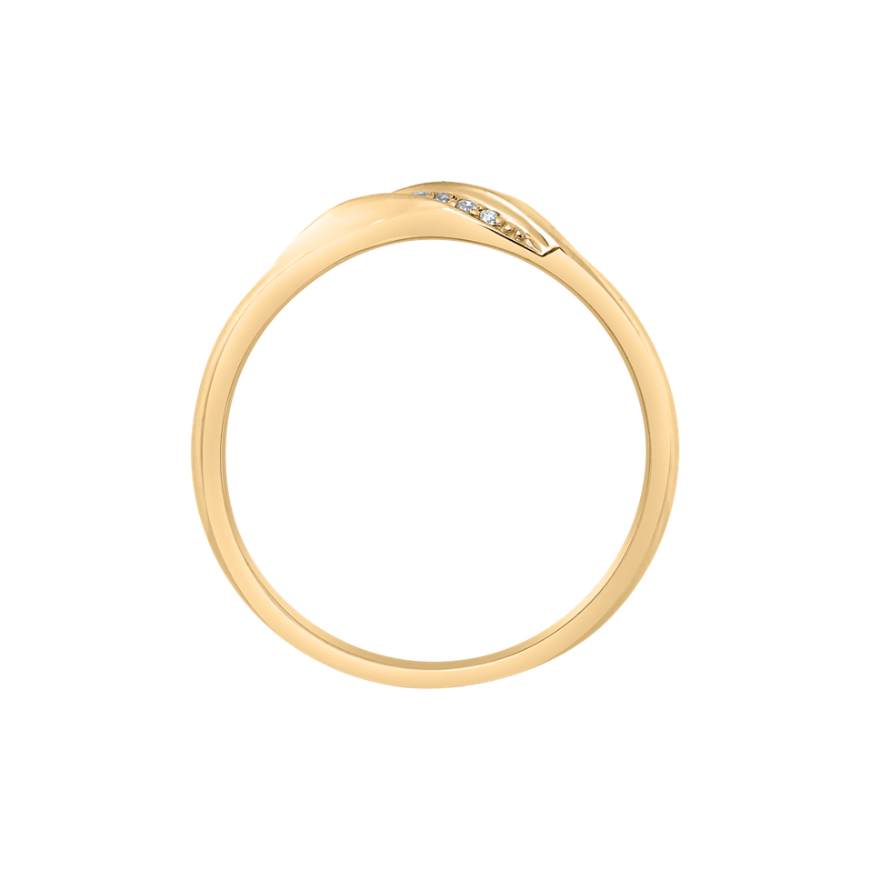 Prsteň s diamantmi Eternity Ray