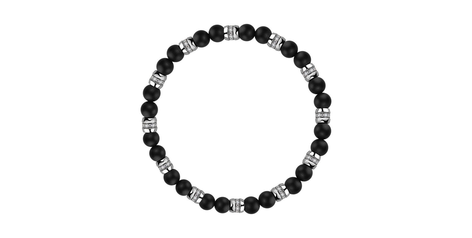 Náramok s diamantmi a achátmi Moonlight Jewel