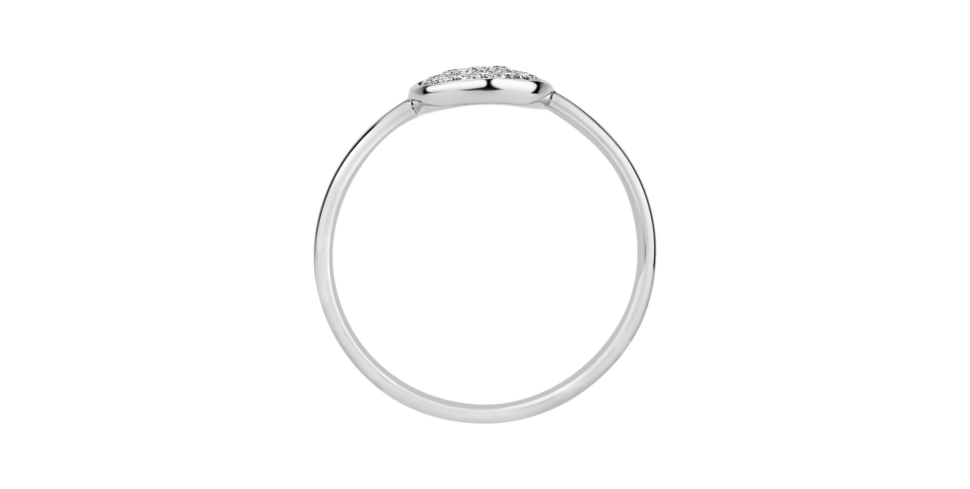 Prsteň s diamantmi Simplicity