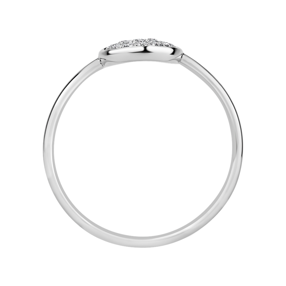 Prsteň s diamantmi Simplicity