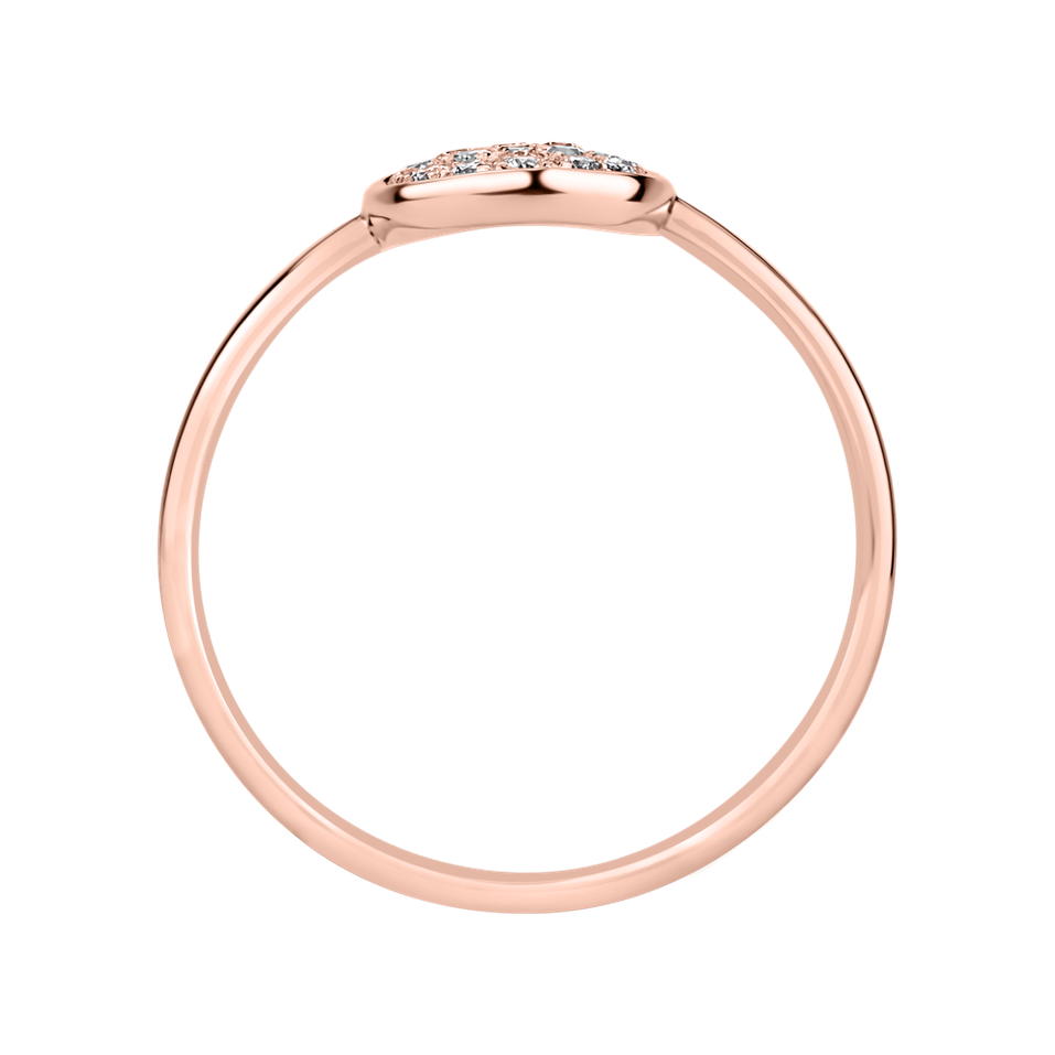 Prsteň s diamantmi Simplicity