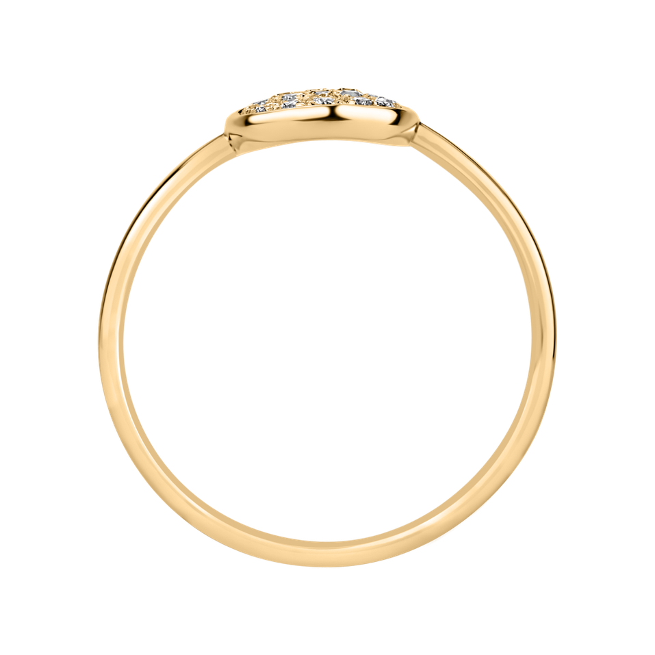 Prsteň s diamantmi Simplicity
