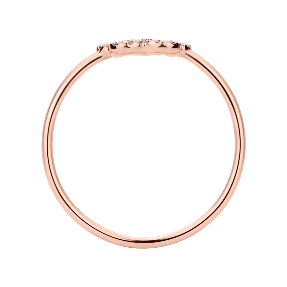 Prsteň s diamantmi Glamour Flower