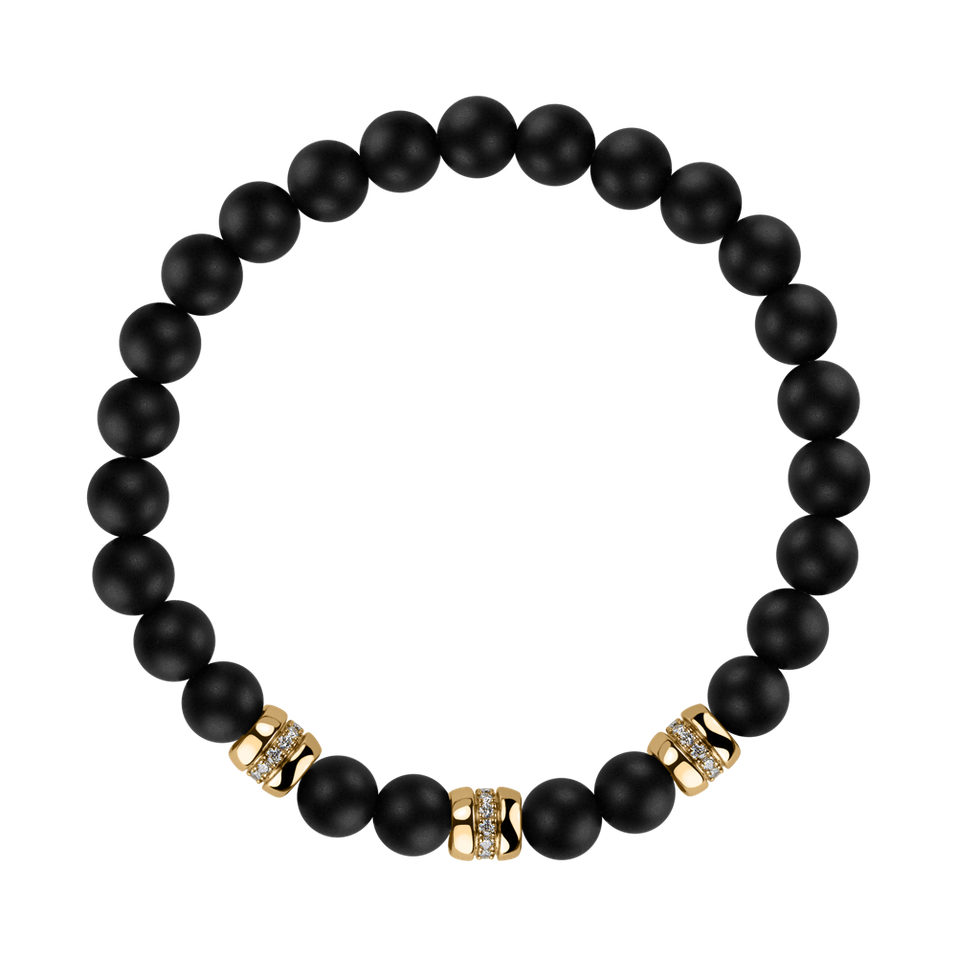 Náramok s diamantmi a achátmi Magic Jewel