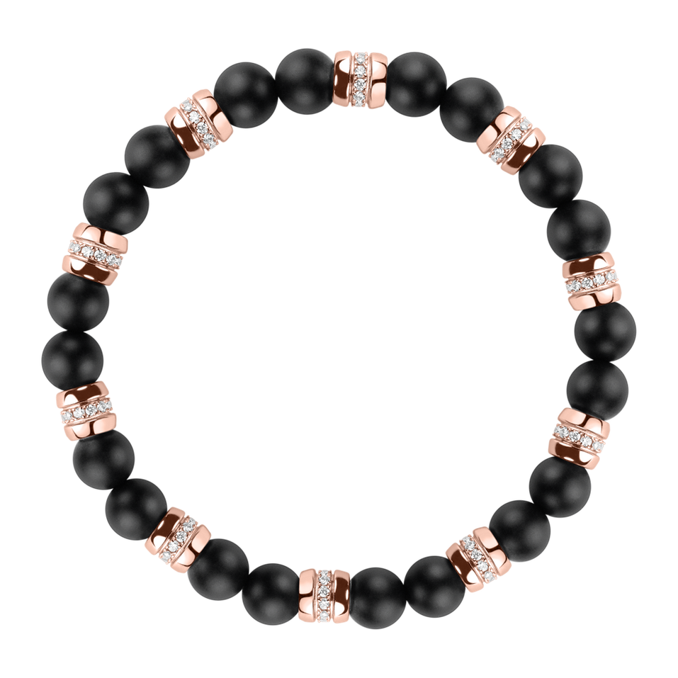 Náramok s diamantmi a achátmi Moonlight Jewel