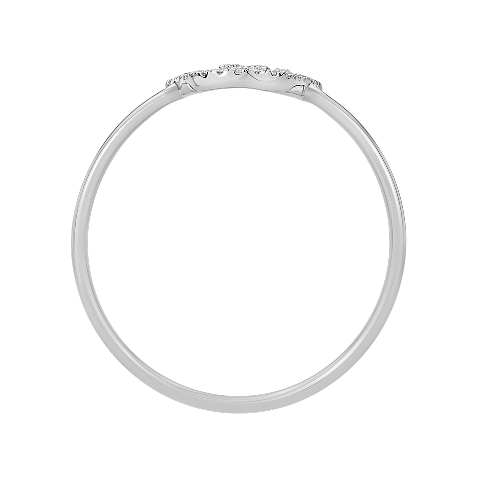 Prsteň s diamantmi Hamsa