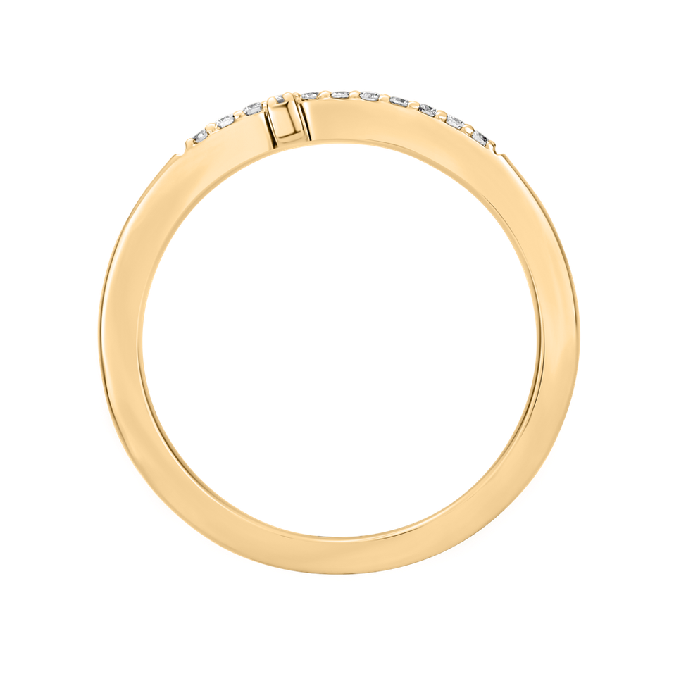 Prsteň s diamantmi Cross