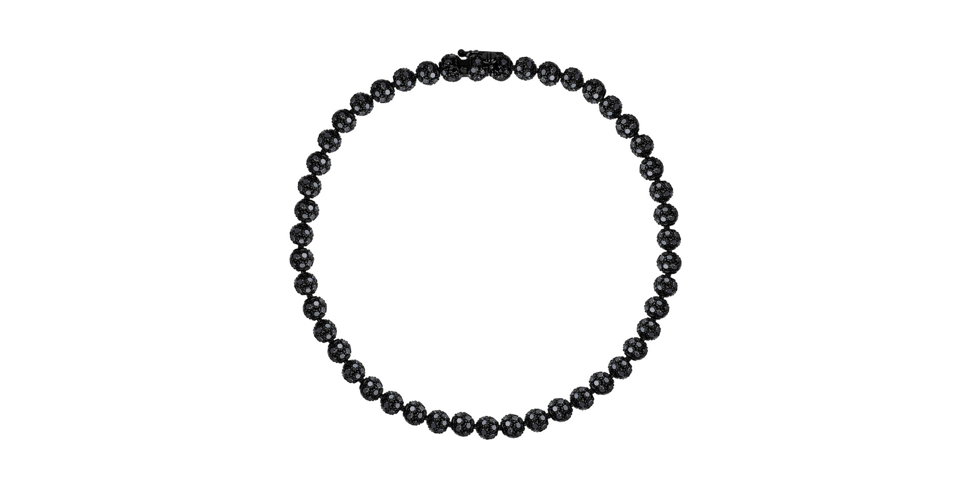 Náramok s čiernymi diamantmi Dark Temptation
