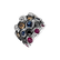 Prsteň s čiernymi a bielymi diamantmi Galaxy of Passion3